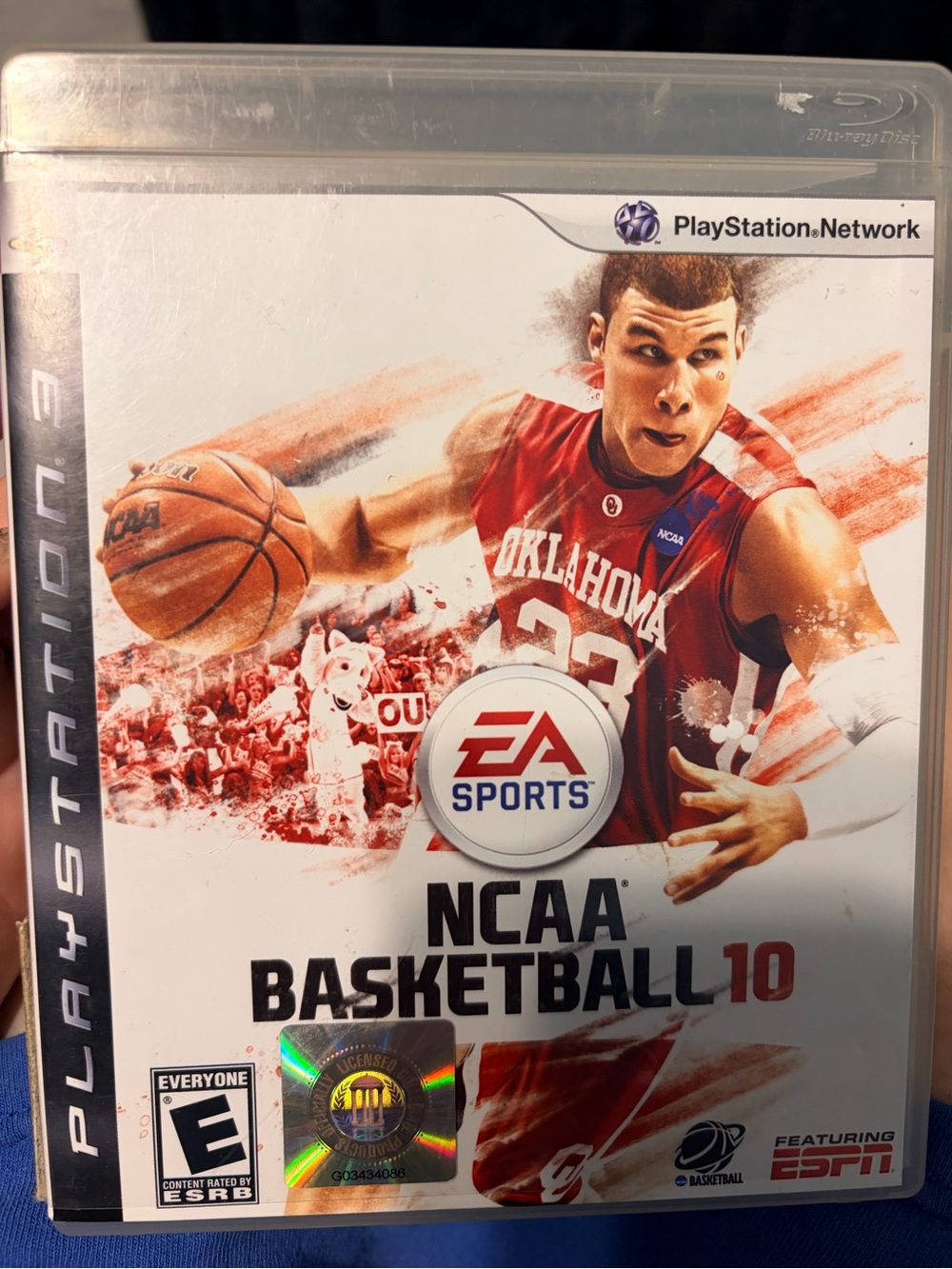 NCAA Basketball 10 - White/Red (PlayStation 3)